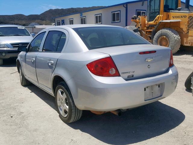 1G1AK55F577364692 - 2007 CHEVROLET COBALT SILVER photo 3