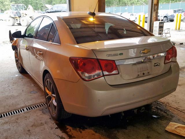 1G1P75SZ5F7191216 - 2015 CHEVROLET CRUZE GOLD photo 3