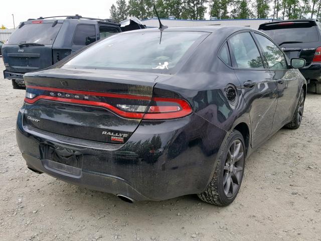 1C3CDFBH9DD197826 - 2013 DODGE DART SXT BLACK photo 4