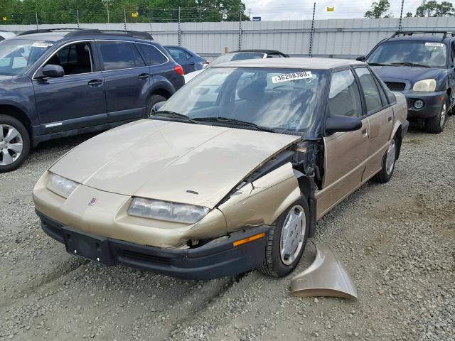 1G8ZH5284SZ189020 - 1995 SATURN SL1 GOLD photo 2