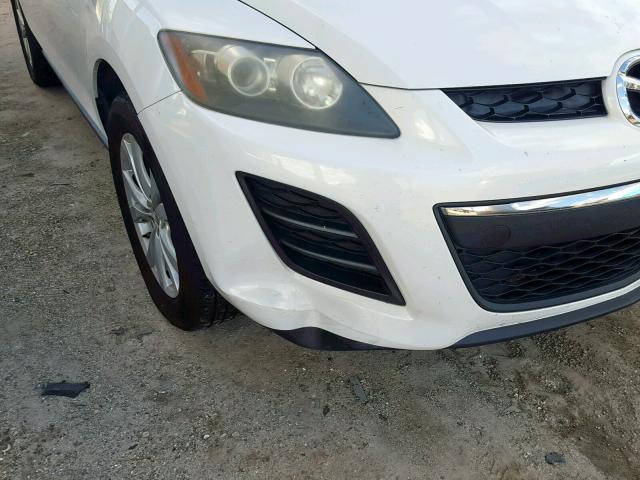 JM3ER2W39A0351801 - 2010 MAZDA CX-7 WHITE photo 9