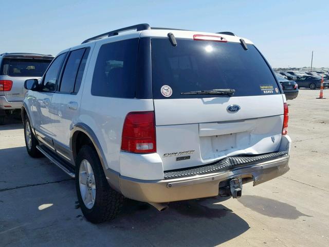 1FMZU74W33ZA98892 - 2003 FORD EXPLORER E WHITE photo 3