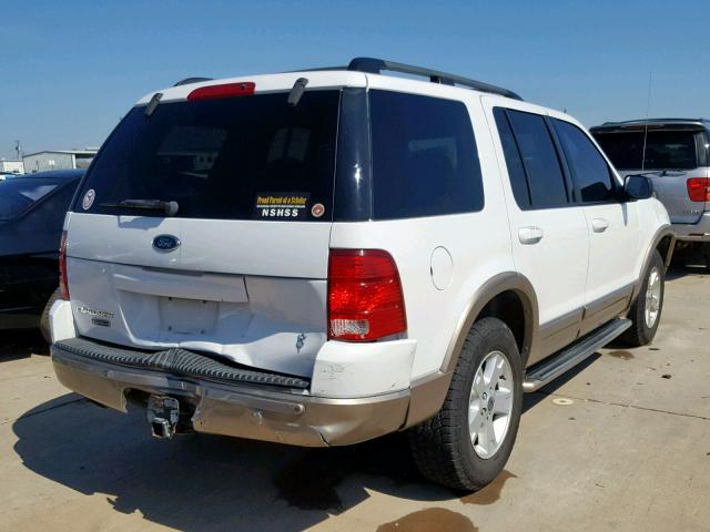 1FMZU74W33ZA98892 - 2003 FORD EXPLORER E WHITE photo 4