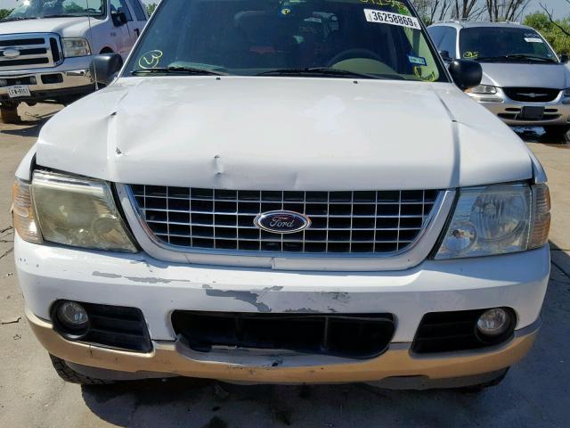 1FMZU74W33ZA98892 - 2003 FORD EXPLORER E WHITE photo 7