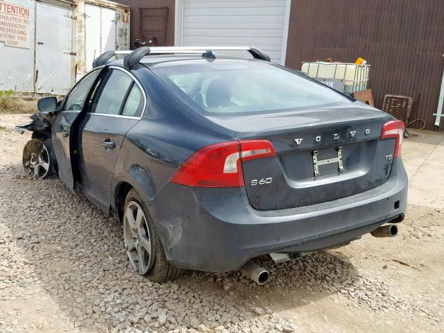 YV1612FS2D1205910 - 2013 VOLVO S60 T5 CHARCOAL photo 3