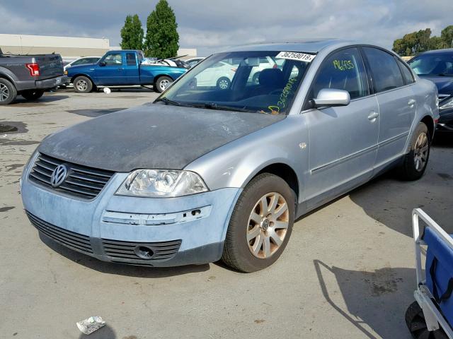 WVWPD63B23P338689 - 2003 VOLKSWAGEN PASSAT GLS GRAY photo 2