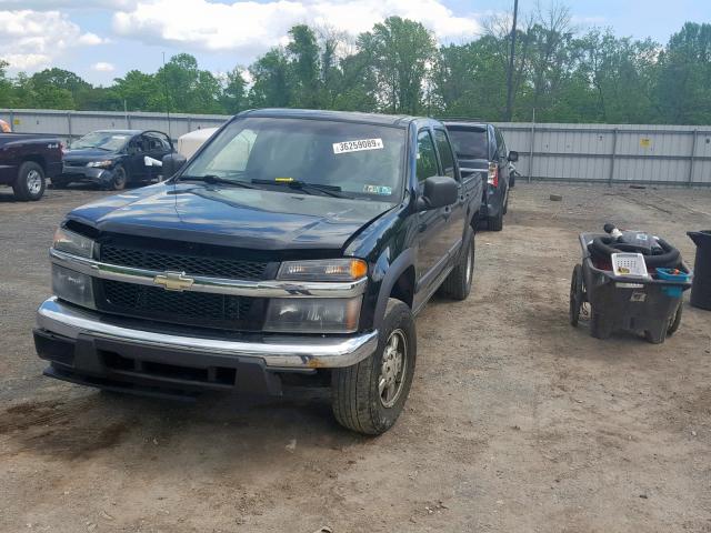 1GCDT136968144719 - 2006 CHEVROLET COLORADO BLACK photo 2