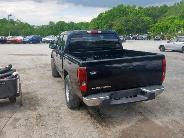 1GCDT136968144719 - 2006 CHEVROLET COLORADO BLACK photo 3