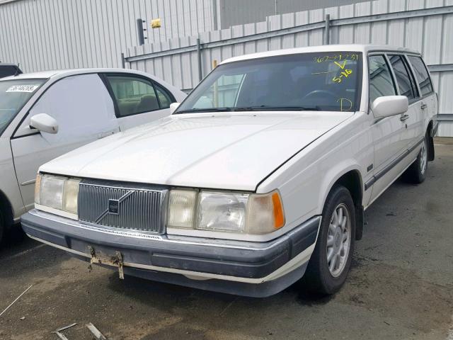 YV1KW9513R1017289 - 1994 VOLVO 960 WHITE photo 2