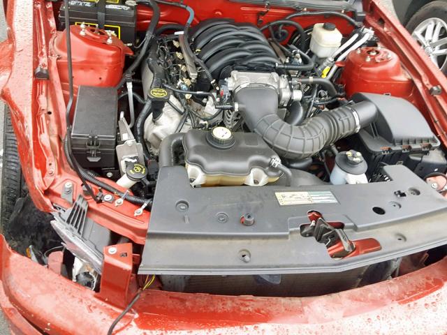 1ZVHT85H285201739 - 2008 FORD MUSTANG GT RED photo 7