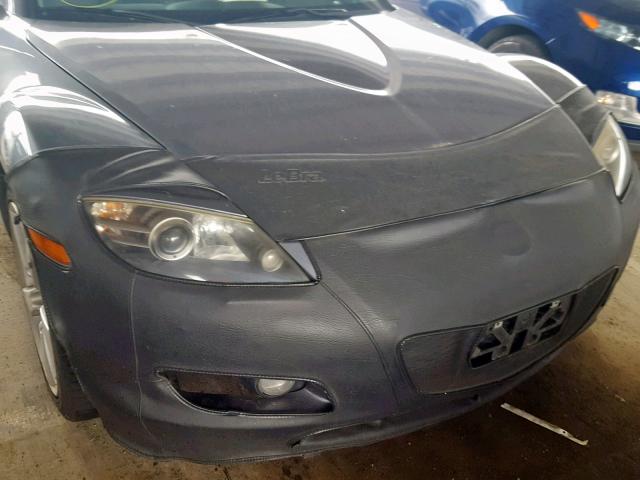 JM1FE17N740140720 - 2004 MAZDA RX8 GRAY photo 9