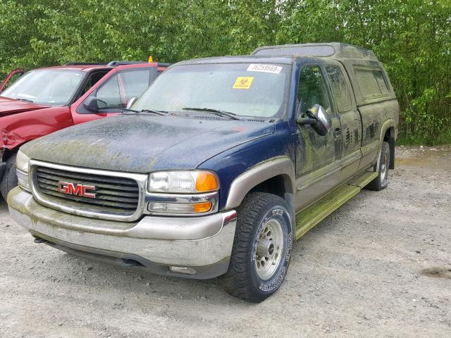 1GTGK29U8YE189070 - 2000 GMC NEW SIERRA BLUE photo 2