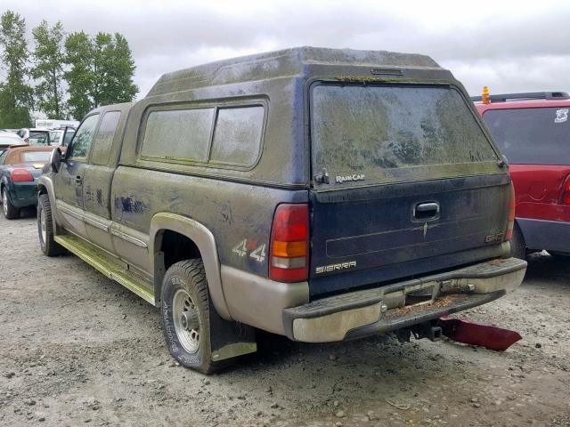 1GTGK29U8YE189070 - 2000 GMC NEW SIERRA BLUE photo 3