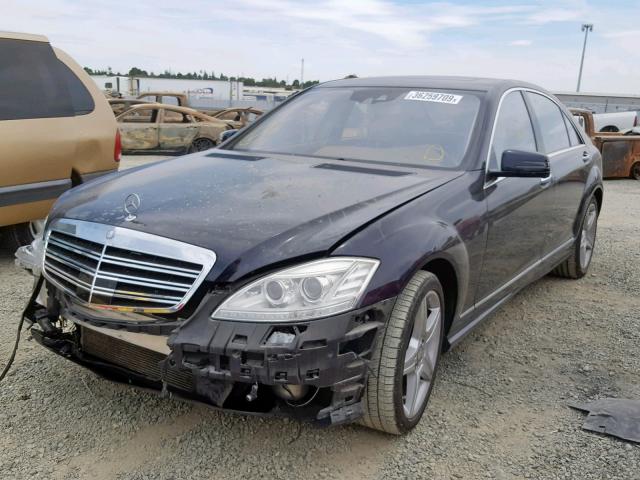 WDDNG7BB9BA370181 - 2011 MERCEDES-BENZ S 550 BLUE photo 2