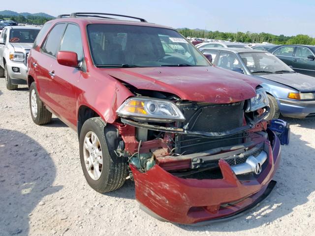 2HNYD18716H501637 - 2006 ACURA MDX TOURIN RED photo 1