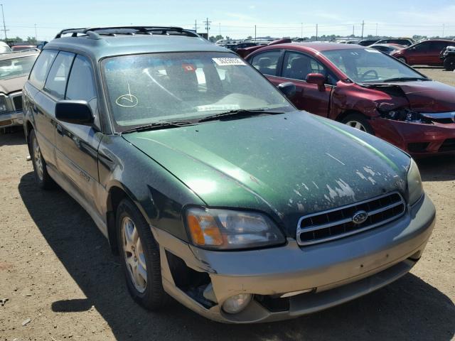 4S3BH675327665040 - 2002 SUBARU LEGACY OUT GREEN photo 1