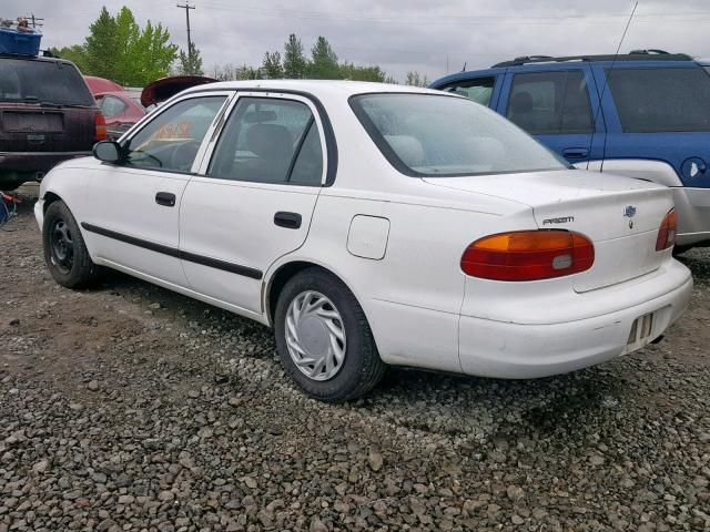 1Y1SK5280WZ424202 - 1998 CHEVROLET GEO PRIZM WHITE photo 3