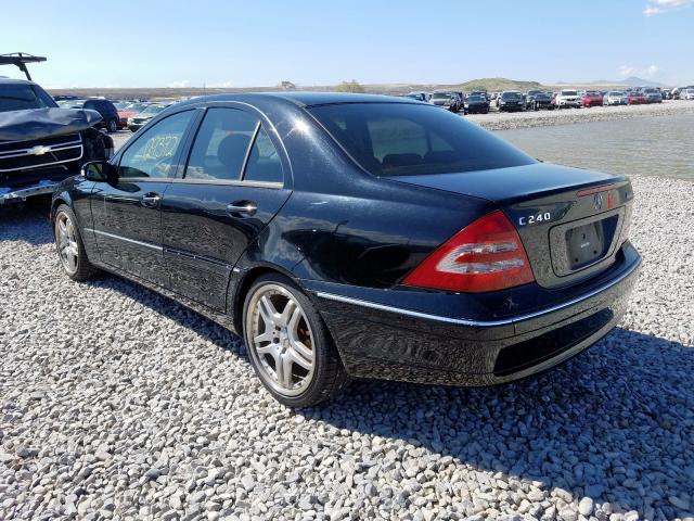 WDBRF81J54F511409 - 2004 MERCEDES-BENZ C 240 4MATIC  photo 3