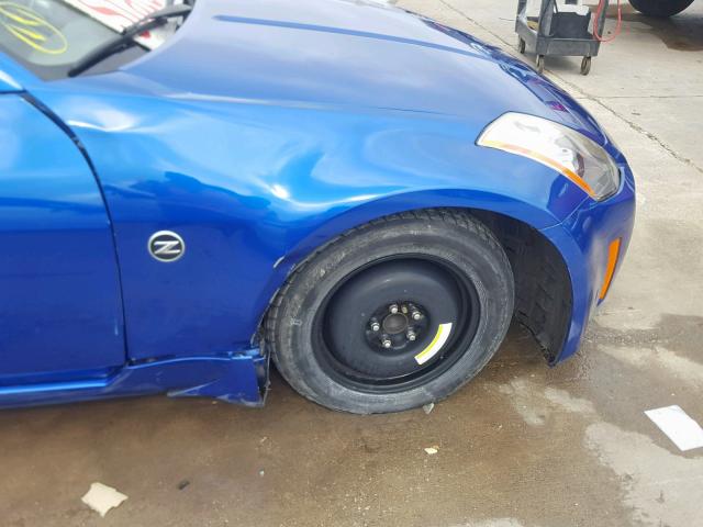 JN1AZ34E64T064455 - 2004 NISSAN 350Z COUPE BLUE photo 9