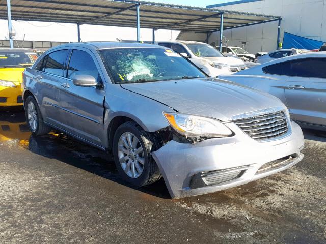 1C3CCBBB2DN606086 - 2013 CHRYSLER 200 TOURIN SILVER photo 1