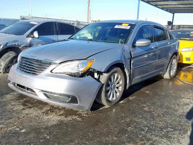 1C3CCBBB2DN606086 - 2013 CHRYSLER 200 TOURIN SILVER photo 2