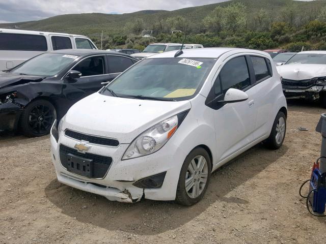 KL8CB6S96FC808228 - 2015 CHEVROLET SPARK LS WHITE photo 2