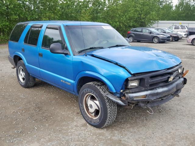 1GNDT13W6S2228436 - 1995 CHEVROLET BLAZER BLUE photo 1