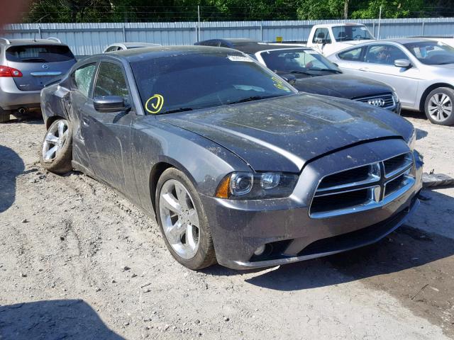 2C3CDXCT9EH359189 - 2014 DODGE CHARGER R/ CHARCOAL photo 1