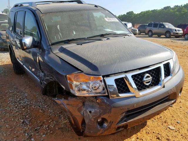 5N1AA0NE3CN601427 - 2012 NISSAN ARMADA SV CHARCOAL photo 1