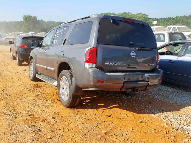 5N1AA0NE3CN601427 - 2012 NISSAN ARMADA SV CHARCOAL photo 3