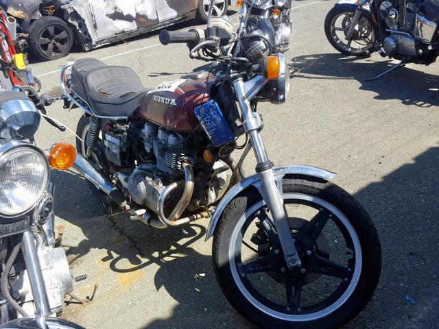 NC012108820 - 1980 HONDA CM400T BURGUNDY photo 1