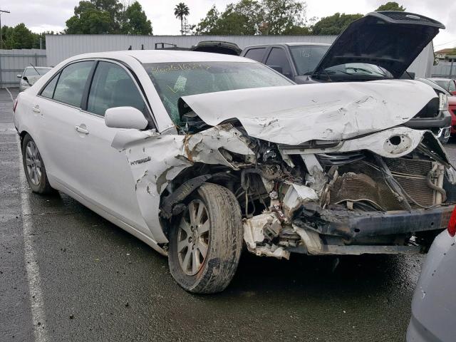 4T1BB46K49U069021 - 2009 TOYOTA CAMRY HYBR WHITE photo 1