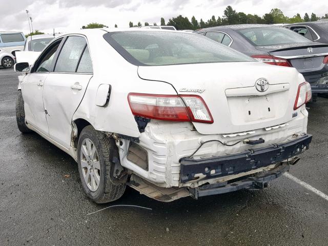 4T1BB46K49U069021 - 2009 TOYOTA CAMRY HYBR WHITE photo 3