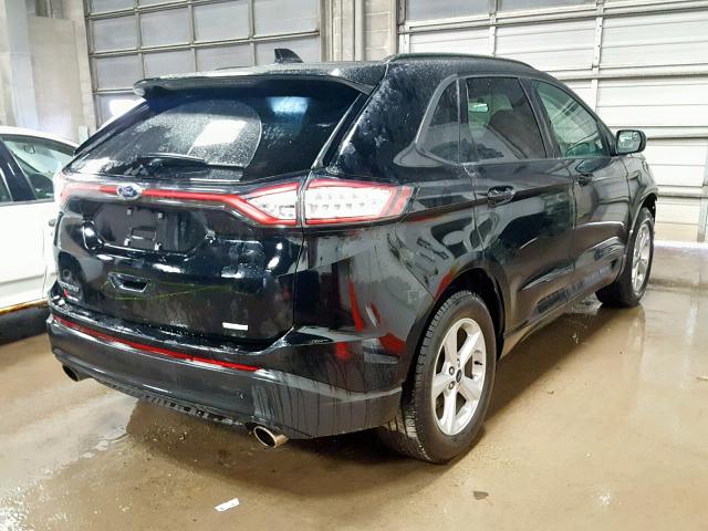 2FMPK3G98GBC37368 - 2016 FORD EDGE SE BLACK photo 4