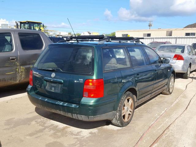 WVWLH63B21E005713 - 2001 VOLKSWAGEN PASSAT GLX 绿色 照片 4