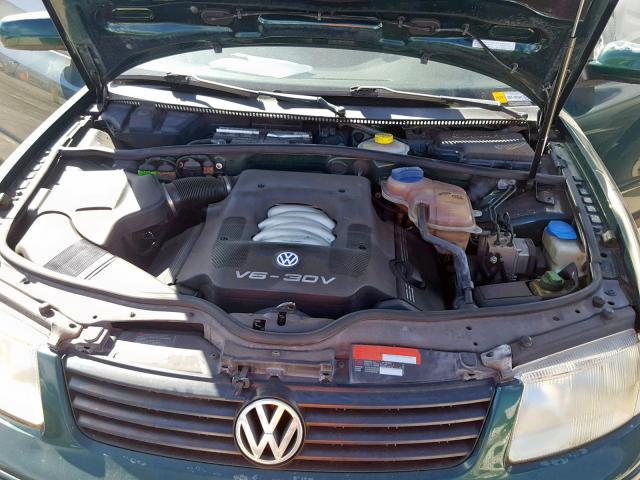 WVWLH63B21E005713 - 2001 VOLKSWAGEN PASSAT GLX 绿色 照片 7