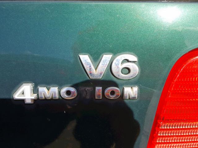 WVWLH63B21E005713 - 2001 VOLKSWAGEN PASSAT GLX 绿色 照片 9
