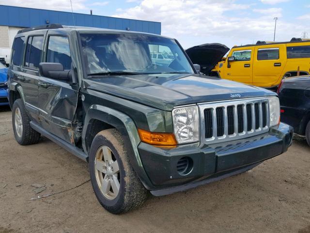 1J8HG48N38C245075 - 2008 JEEP COMMANDER GREEN photo 1