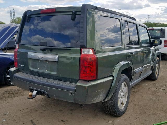 1J8HG48N38C245075 - 2008 JEEP COMMANDER GREEN photo 4