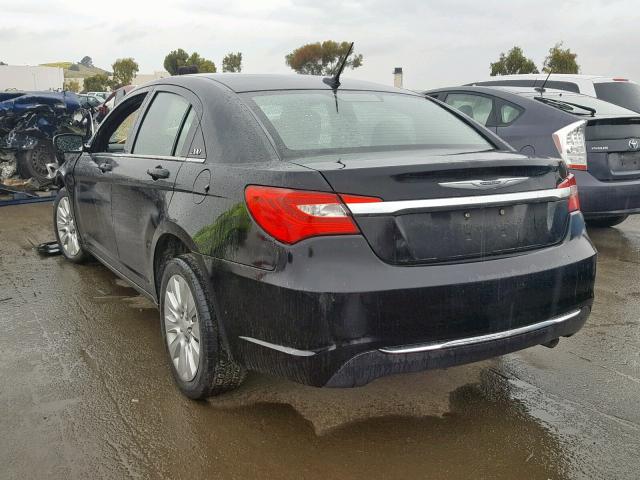 1C3CCBAB9CN104479 - 2012 CHRYSLER 200 LX BLACK photo 3