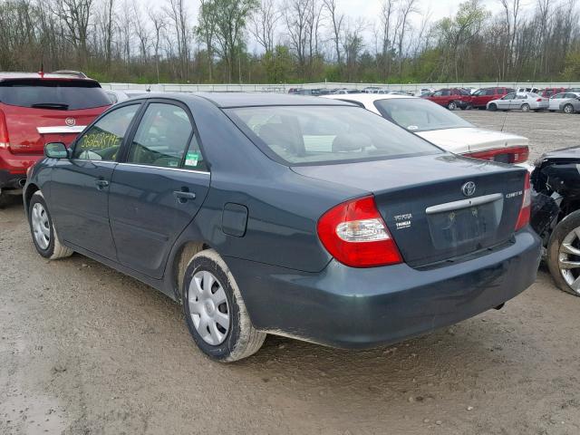 4T1BE32K14U303311 - 2004 TOYOTA CAMRY LE GREEN photo 3