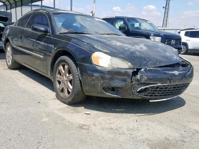 4C3AG52H61E092884 - 2001 CHRYSLER SEBRING LX BLACK photo 1