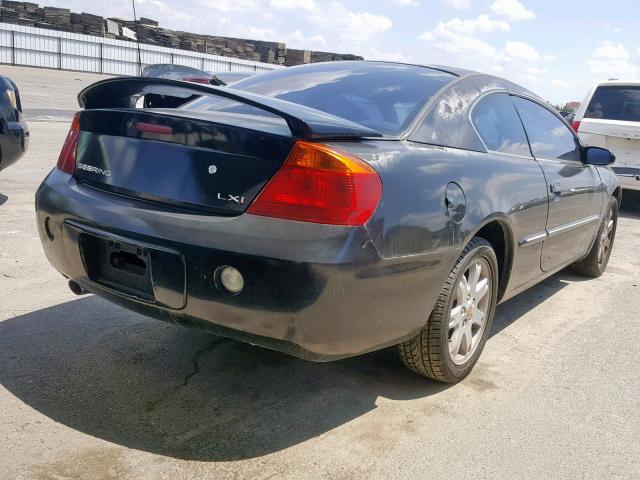 4C3AG52H61E092884 - 2001 CHRYSLER SEBRING LX BLACK photo 4