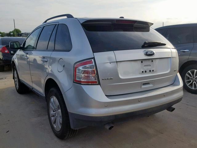 2FMDK3JC5ABA61359 - 2010 FORD EDGE SEL SILVER photo 3