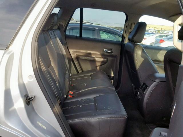 2FMDK3JC5ABA61359 - 2010 FORD EDGE SEL SILVER photo 6