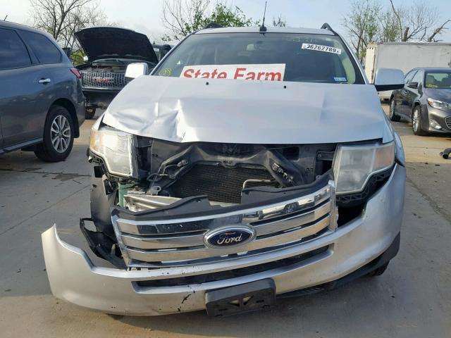 2FMDK3JC5ABA61359 - 2010 FORD EDGE SEL SILVER photo 9