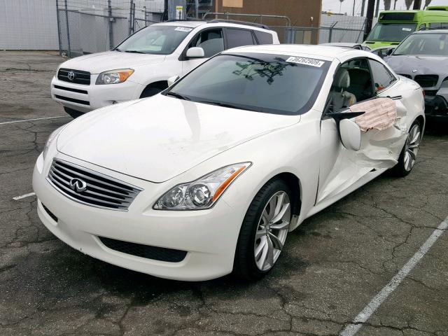 JN1CV6FE3AM353348 - 2010 INFINITI G37 BASE WHITE photo 2