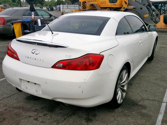 JN1CV6FE3AM353348 - 2010 INFINITI G37 BASE WHITE photo 4