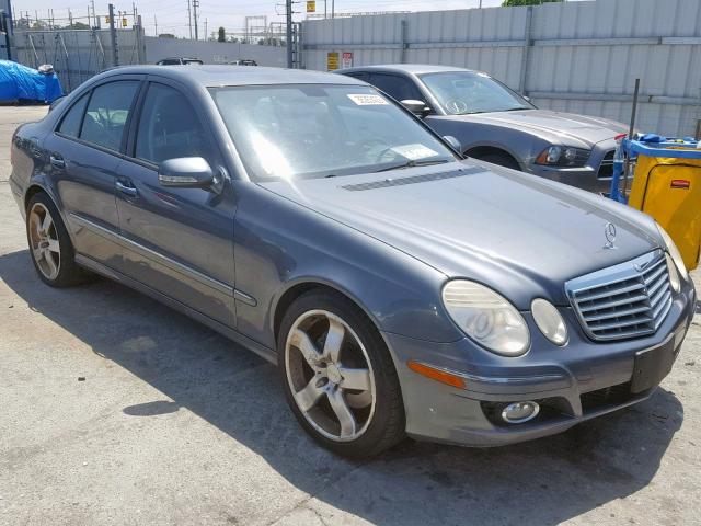 WDBUF72X87B014535 - 2007 MERCEDES-BENZ E 550 BLUE photo 1