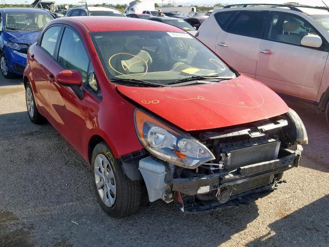 KNADM5A37C6037685 - 2012 KIA RIO LX RED photo 1